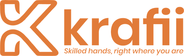 Krafii logo and slogan